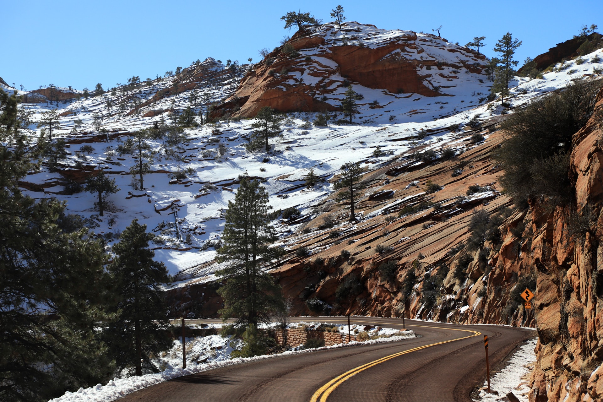 Featured image for “5 Winter Adventures When It Snows in Zion”