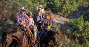 Horseback Ride at Sunset