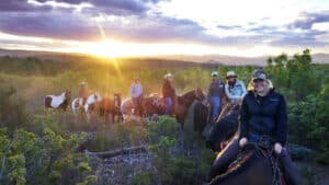 23 Zion Adventures for 2023 19 People riding horseback sunset adventures