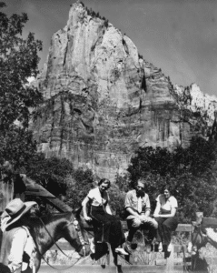 1940s horseback rides ZIon National Park