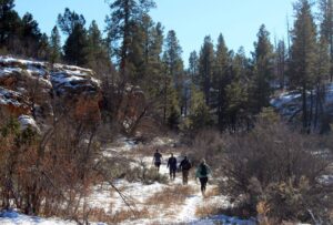 Hiking to Cable Mountain