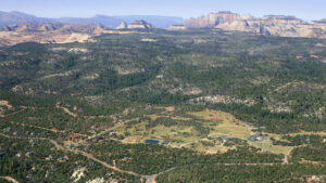 Aerial View Zion Ponderosa Ranch Resort