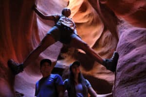 Experience Gifts for an Epic East Zion Adventure 5 straddle slot canyon walls