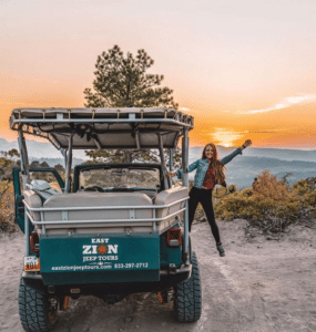 Experience Gifts for an Epic East Zion Adventure 6 Karabou Adventures Sunset Jeep Tour East Zion