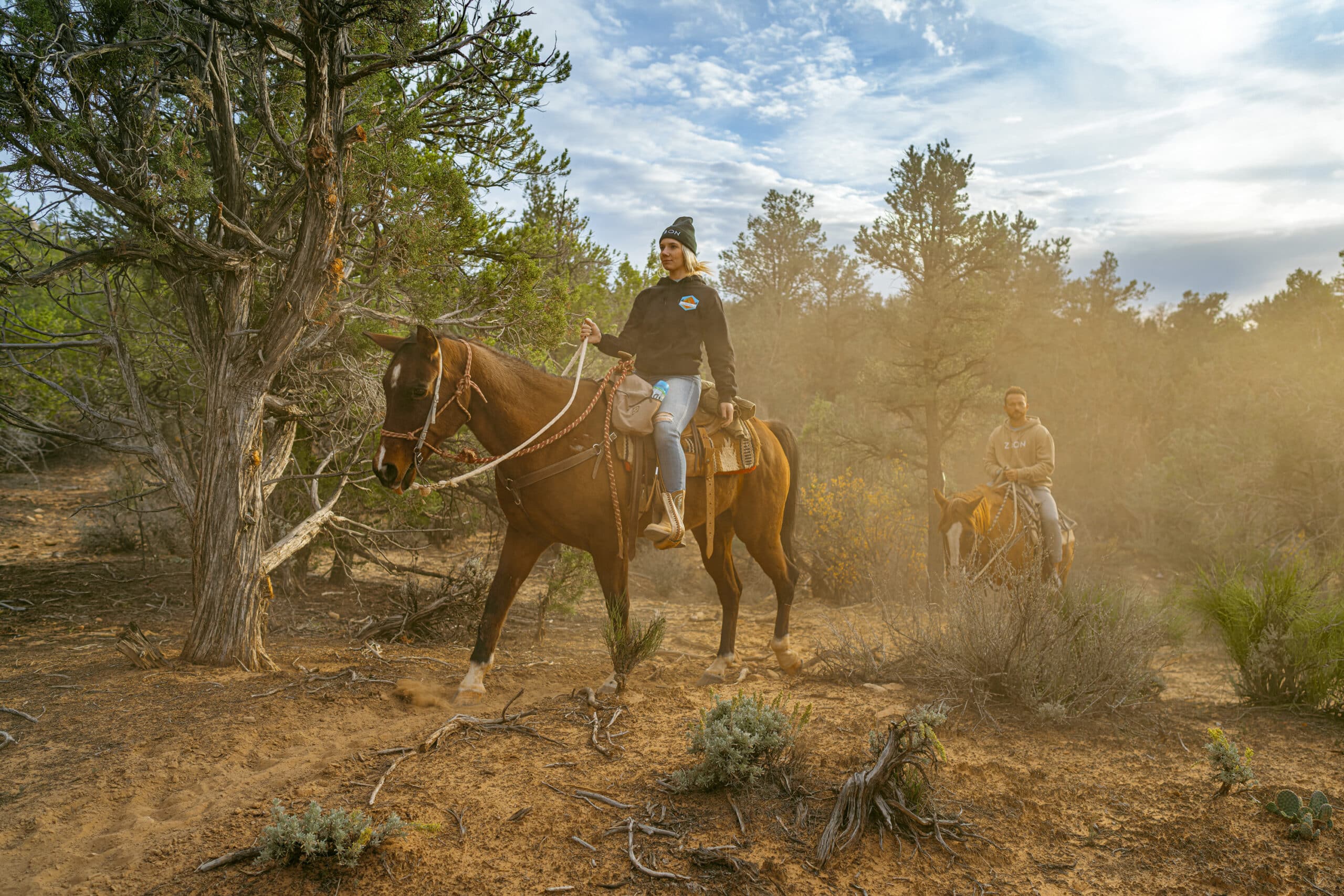 Red Hollow Premier Trail Ride Guided Tour near Zion