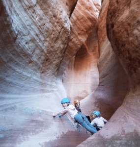 Kids canyoneering