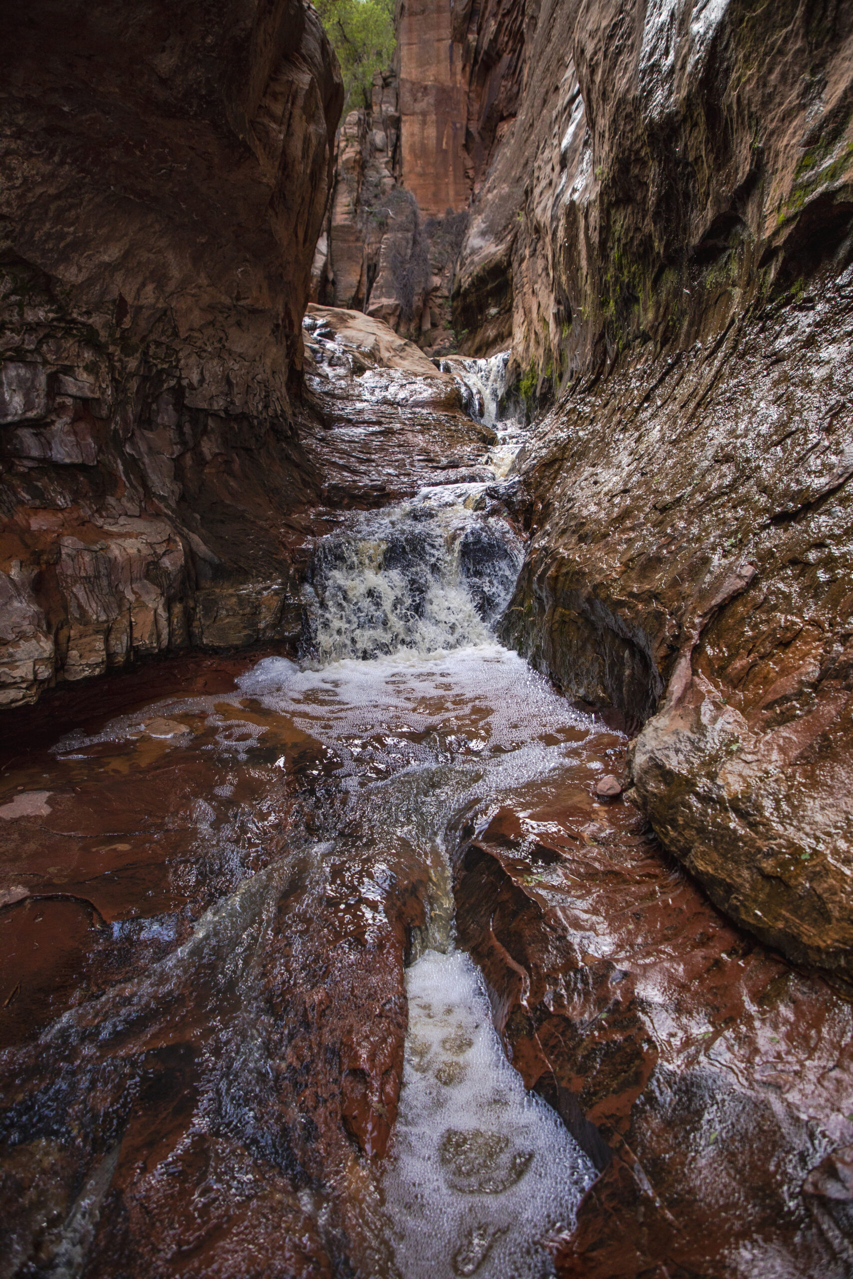 A water canyon in southern Utah